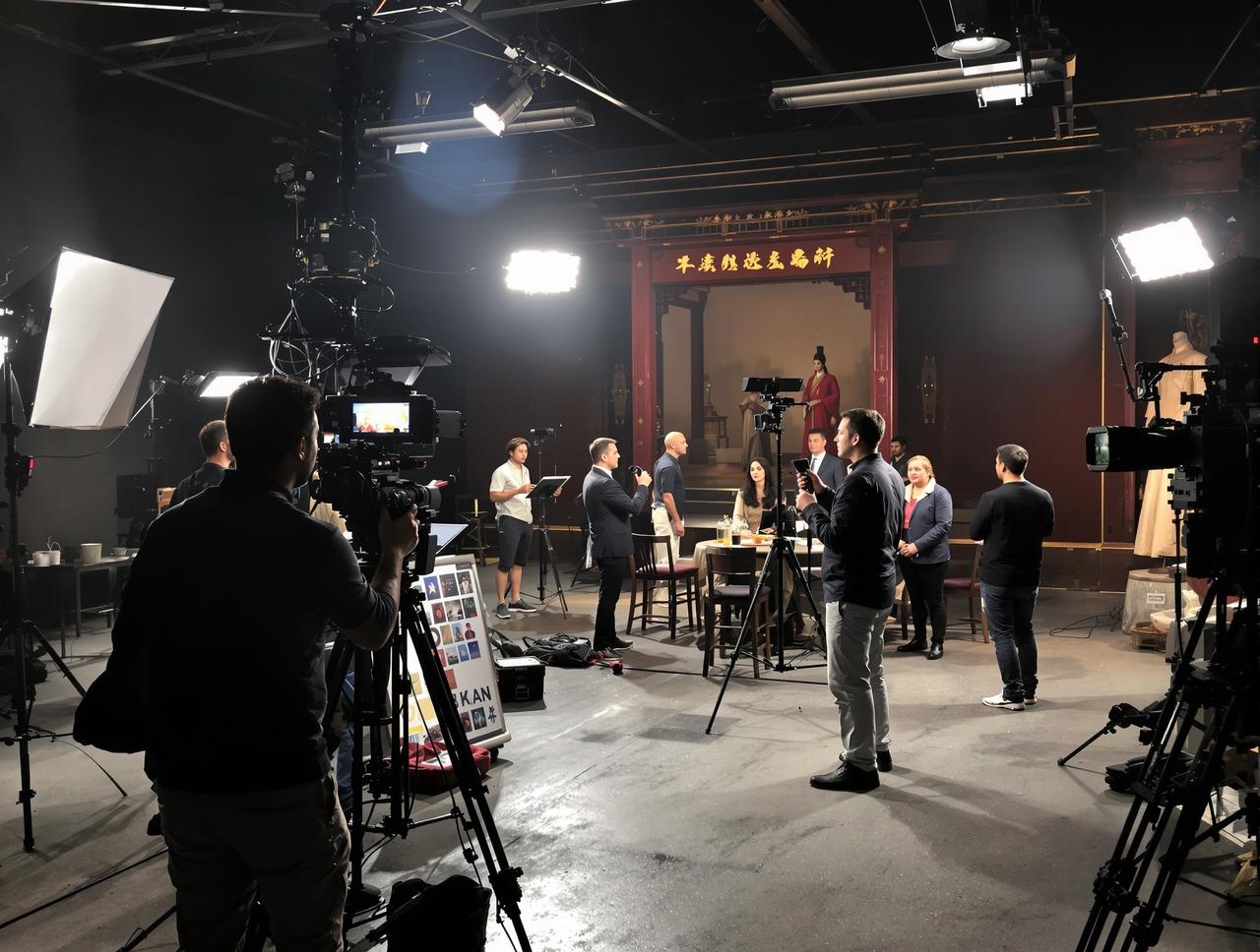 小视频制作现场